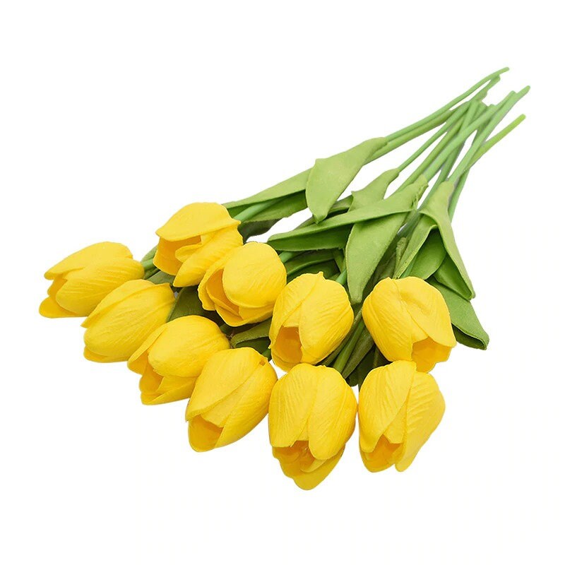 Real Touch Tulips Artificial Tulips Flowers 20 Stems for Etsy