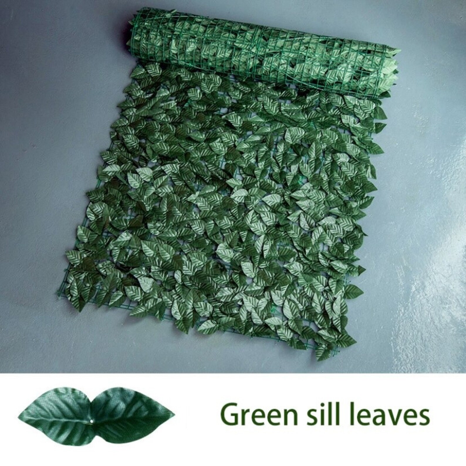 Artificial Retractable Expandable Ivy Leaf Fence Net Green Etsy