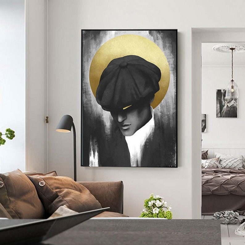 British High Score Crime Drama Peaky Blinders Poster Wall Art Wall Decor Canvas Painting For Living Room Home Decoration Wall Art Painting 1 Art Collectibles Giclee Fontane Physio De
