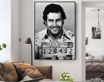 Narcos Pablo Escobar TV Show Printed Box CANVAS PICTURE a1.30"x20" 30 mm Deep