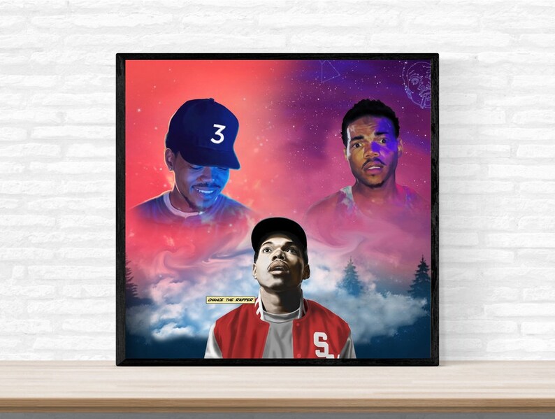 Download Chance the Rapper Acidrap 10 Day Coloring Book Poster Album | Etsy