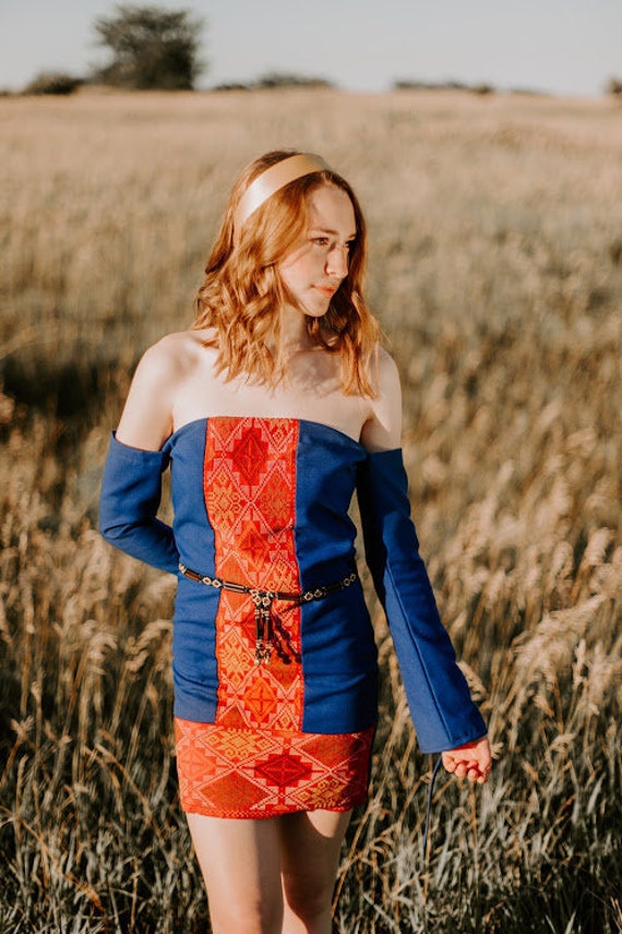 Filipino Hand Woven Shift Dress Etsy