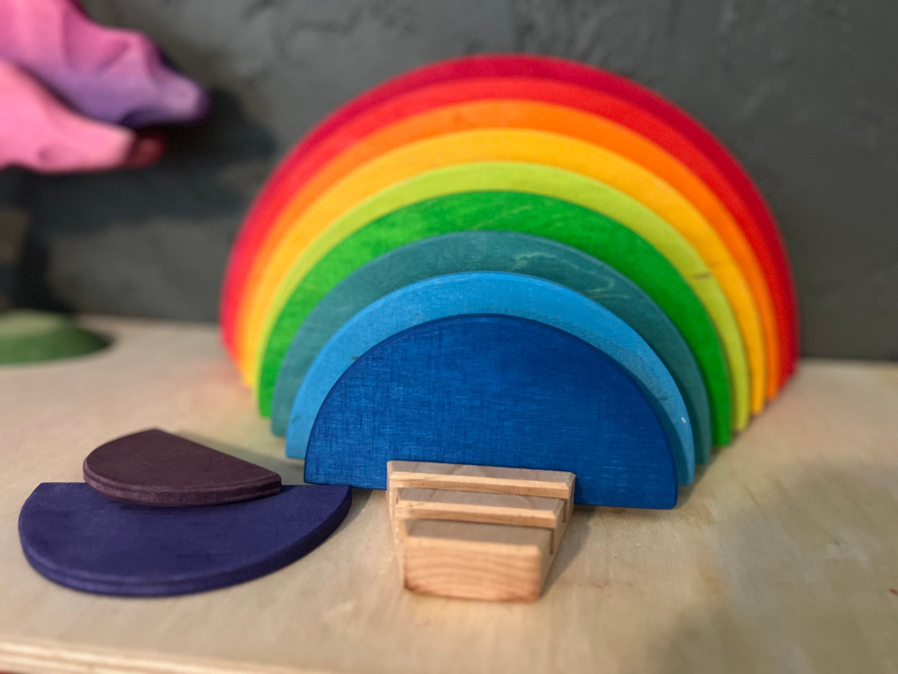 Grimm's グラデーションサークル Sorting/storage Holder for Grimm's Semicircles or Building Boards