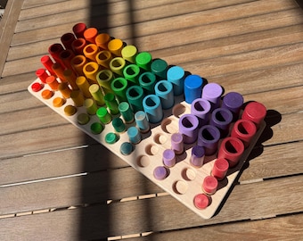 Grapat Lola Sorting Tray - Solid Maple Organizer for Full Set