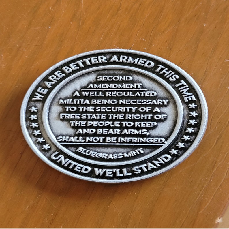 2nd Amendment Challenge Coin - Etsy
