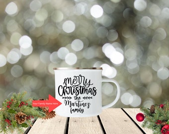 Merry Christmas the...Family Mug/Personalize Christmas Mug/Christmas Gift/ Custom Christmas Gift/  Personalize Gift for Christmas