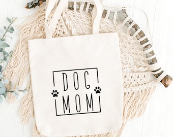 Sac fourre-tout chien maman, sac shopping, cadeau amoureux des chiens, sac esthétique, cadeaux pour les amoureux des chiens, sac réutilisable