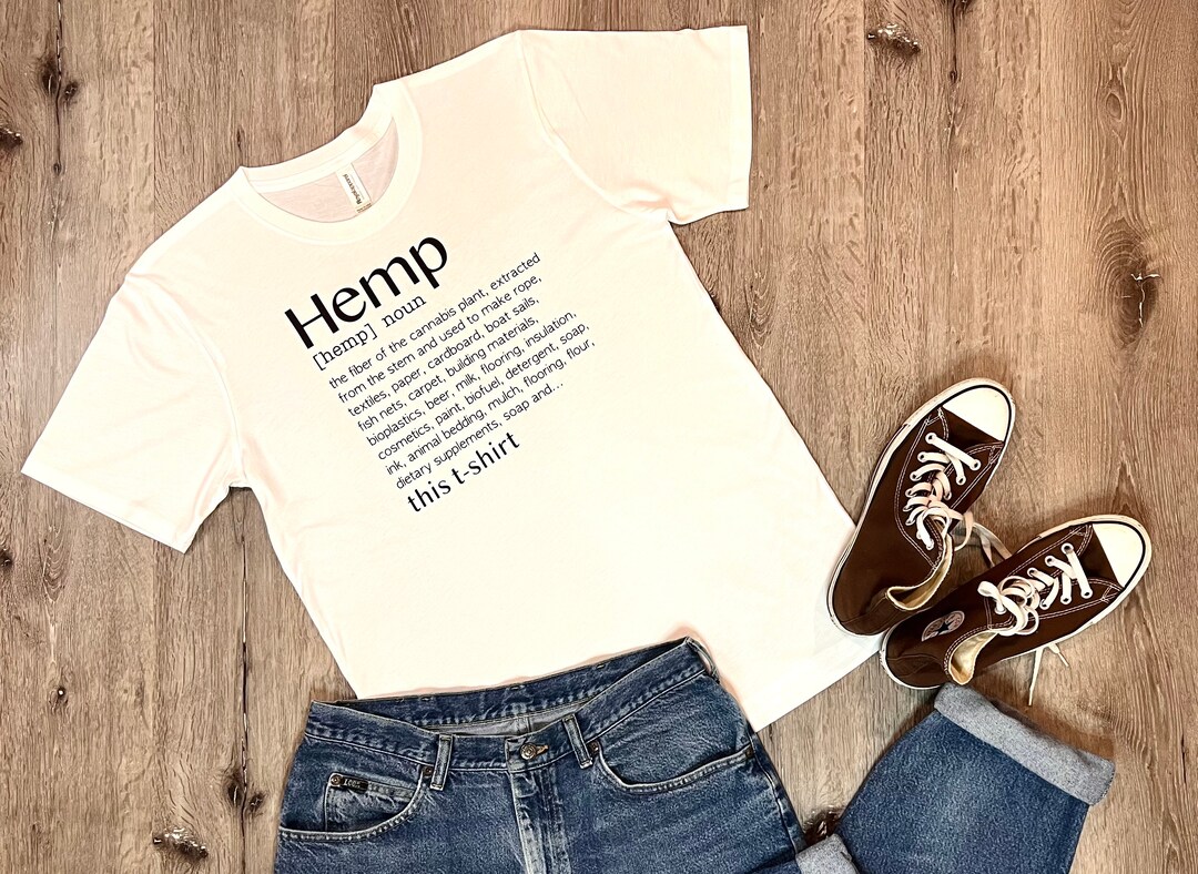 Hemp Definition Tshirt Unisex Hemp Tshirt Unisex Hemp Etsy