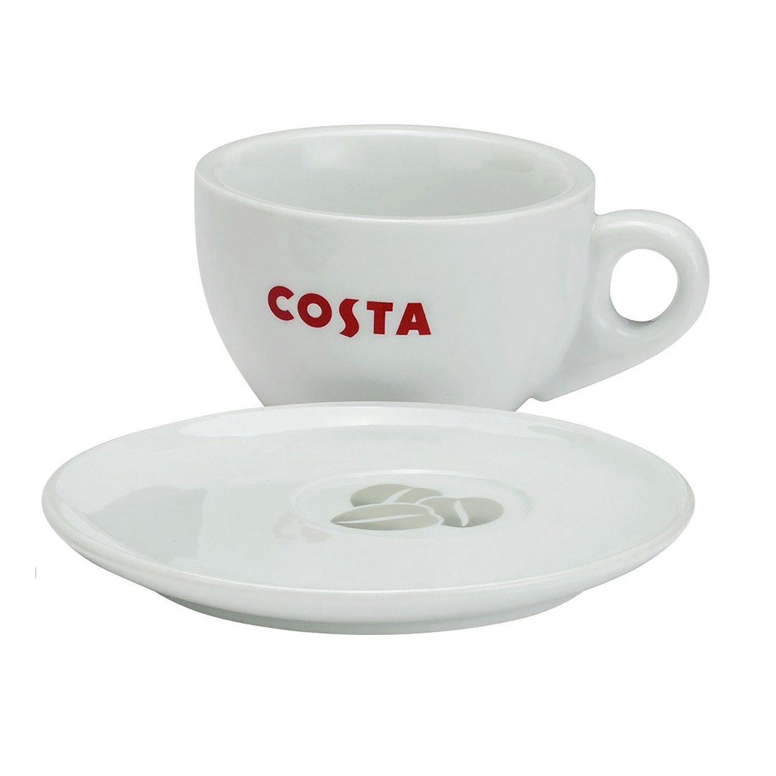 Costa Coffee Cup/mug and Saucer Primo 275ml With Spoon Brand Etsy UK