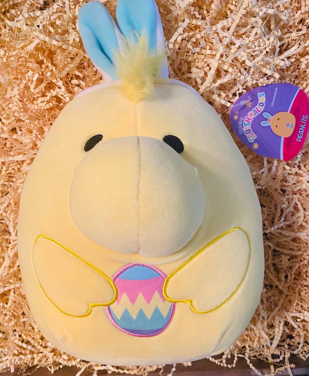 Personalized 8 Peanuts Woodstock Squishmallow Plush Gift Pillow Easter