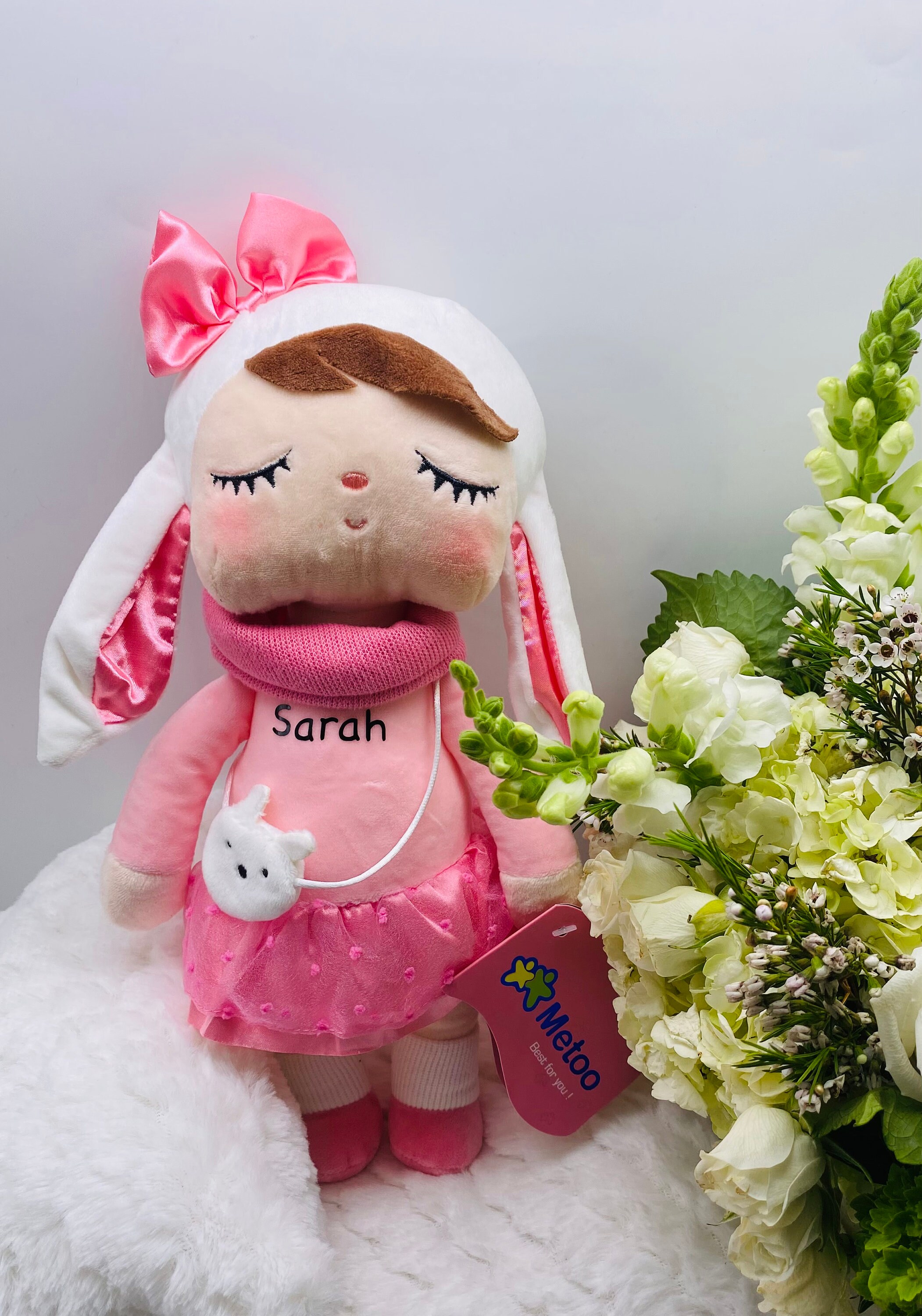 Personalized Baby Doll, Babys First Doll, Girls First Doll, Baby Birthday Gift Metoo Doll New