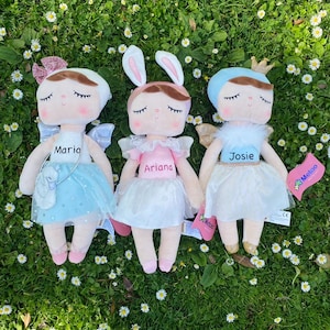 Personalized angel baby doll, childs doll, girls doll, birthday gift gift grandma aunt doll graduation kindergarten plush