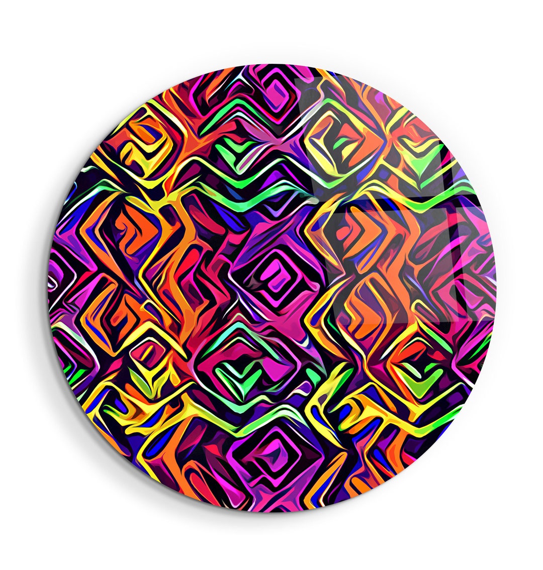Colorful Abstract Glass Printing Wall Art Home Decoration House Warming Colorful Abstract Glass Printing Wall Art Home Decoration House Warming