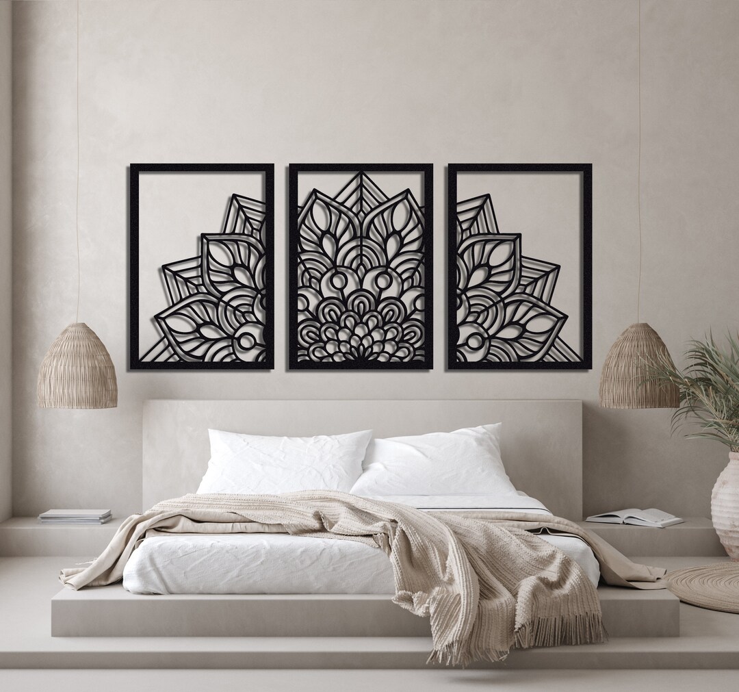 Metal mandala wall decor hotsell