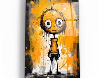 Todavía me alegra verte - Impresión de vidrio templado - Arte mural - Regalo - Diseño de interiores - Decoración del hogar y la oficina - Póster - Lienzo de vidrio