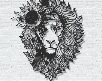 Mythical Lion Metal Wall Art – Exclusive Home Decor