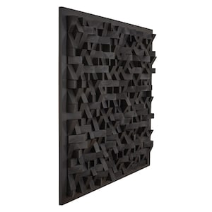 Black Diamond - Handmade Wooden Wall Art - Home Decoration - House Warming Gift - Interior Design - Wall Hangings