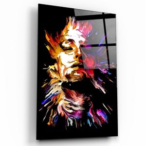 Abstract Woman Face - Glass Printing Wall Art - Glass Wall Art - Home Decoration - House Warming Gift - Interior Design - Wall Hangings