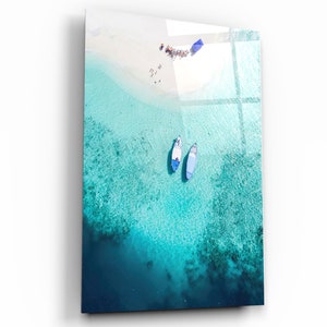 Silent Island - Glass Printing Wall Art - Glass Wall Art - Home Decoration - House Warming Gift - Interior Design Ideas