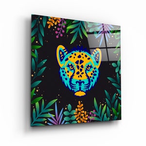 Animal Republic - Elefante - Arte mural de vidrio templado - Decoración del hogar - Decoración de pared - Escultura de pared - Diseño de interiores - Regalo de cumpleaños