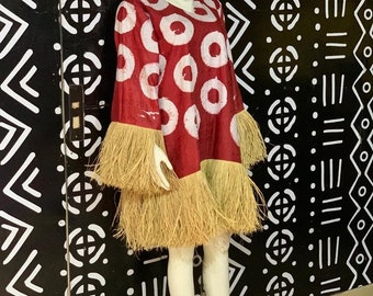 Esi Handmade Raffia Dress