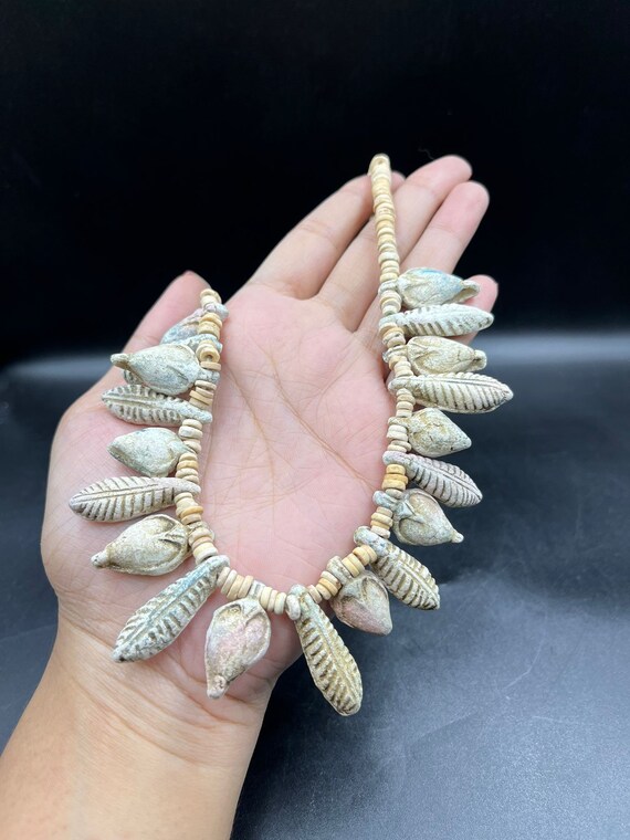 Old Ancient Afghani Ceramic Beads Necklace 10 Century - Etsy