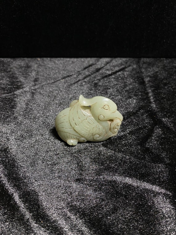 JADEX 公式アカウント 01様3 Carved Jade Phoenix – Small Han Dynasty Decoration - Etsy