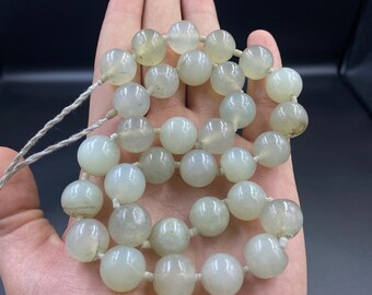 16X11MM-12X10MM Blanc Naturel PEARL Gemstone Grade a pomme de terre Loose Beads 7" 