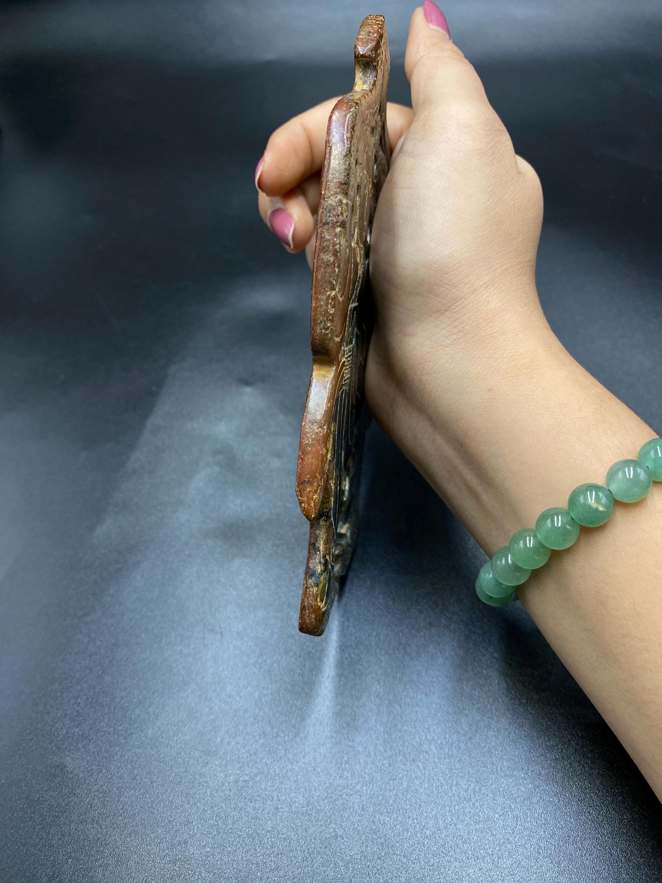 古代モンゴルの天然翡翠の装飾 - Etsy 日本