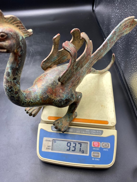 Antique Chinese Bronze Phoenix Bird, Art Deco Sculpture - Etsy Israel