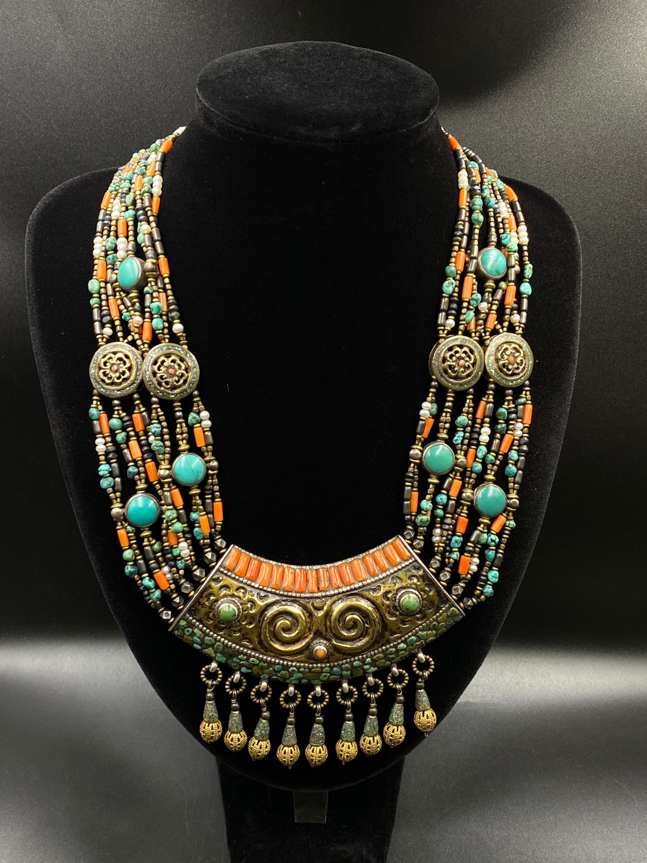 ネックレス | Titti Vintage ヴィンテージ チベット風マルチストランド