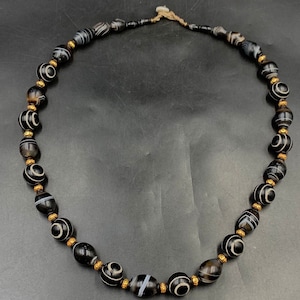 アンティーク ビーズ】ピュー時代(1200年前)の瑪瑙ビーズ