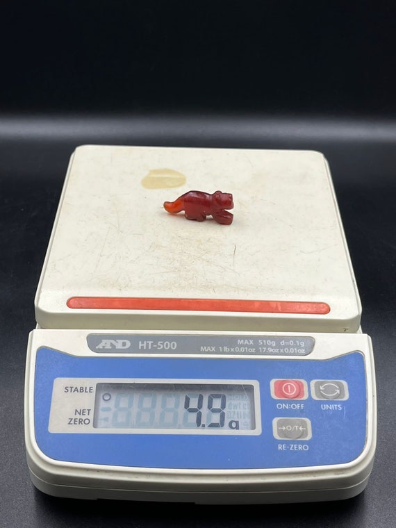 Ancient Pyu bead in Tiger shape and agate stone - image 9