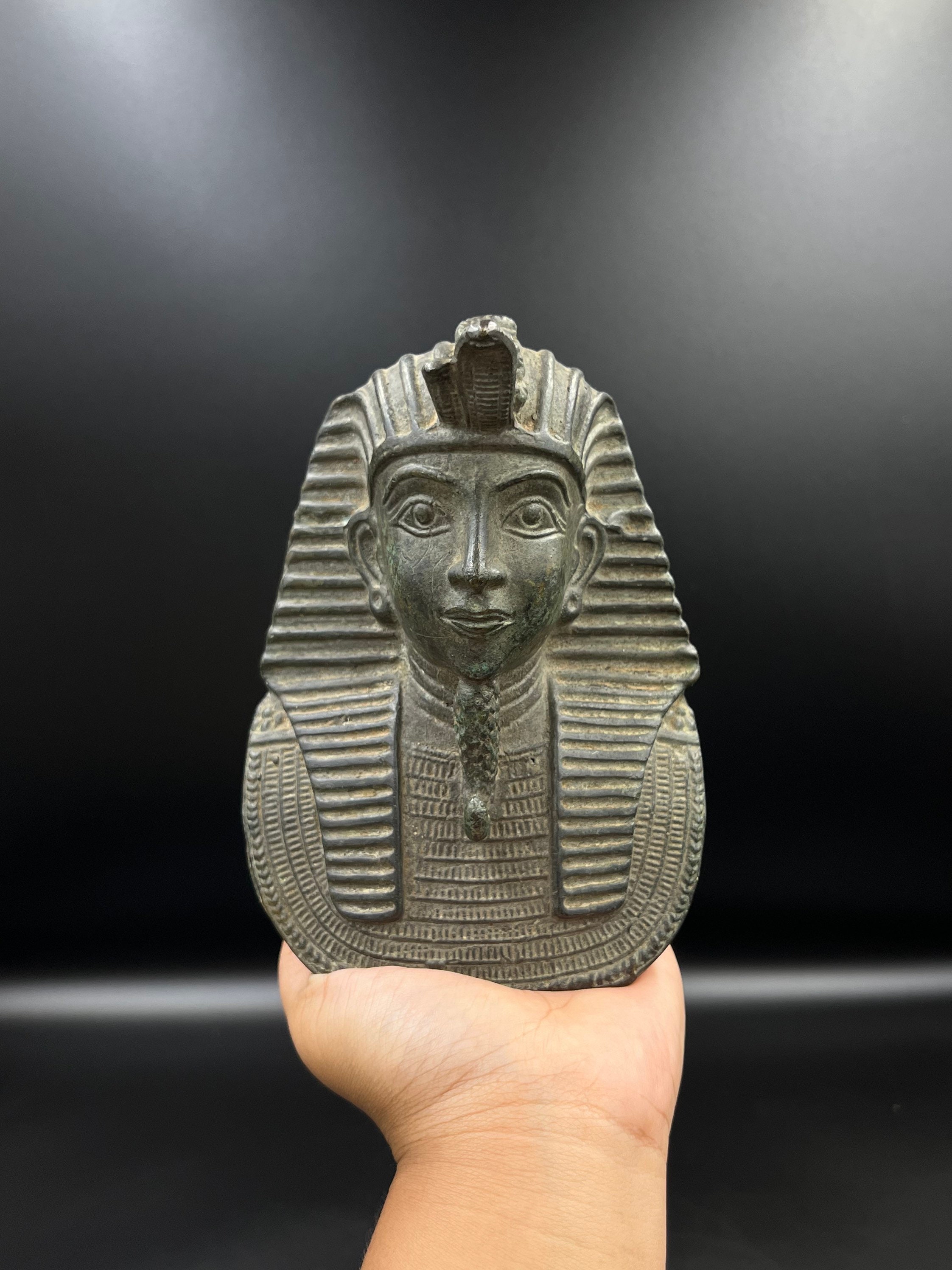 彫刻・オブジェ Porhalaan Pustaha,Batak Akhenaten bust. Exact