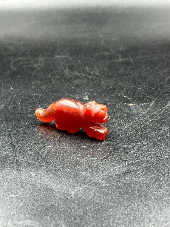 Ancient Pyu bead in Tiger shape and agate stone - image 3