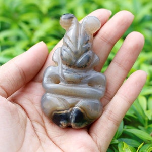 Antique Chinese natural agate Bead