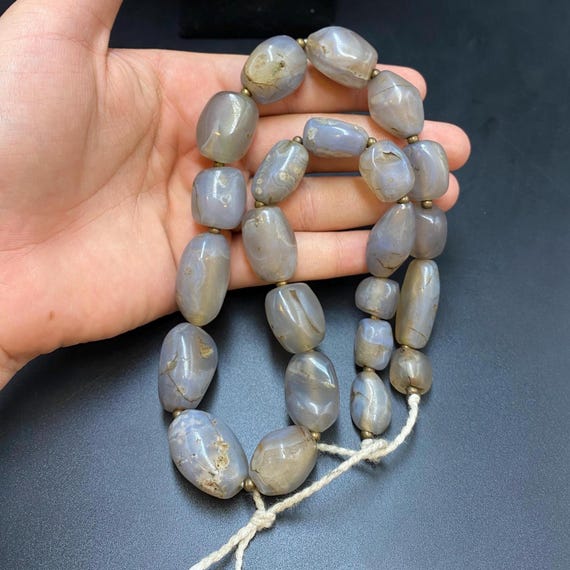 Old agate beads stone - Gem