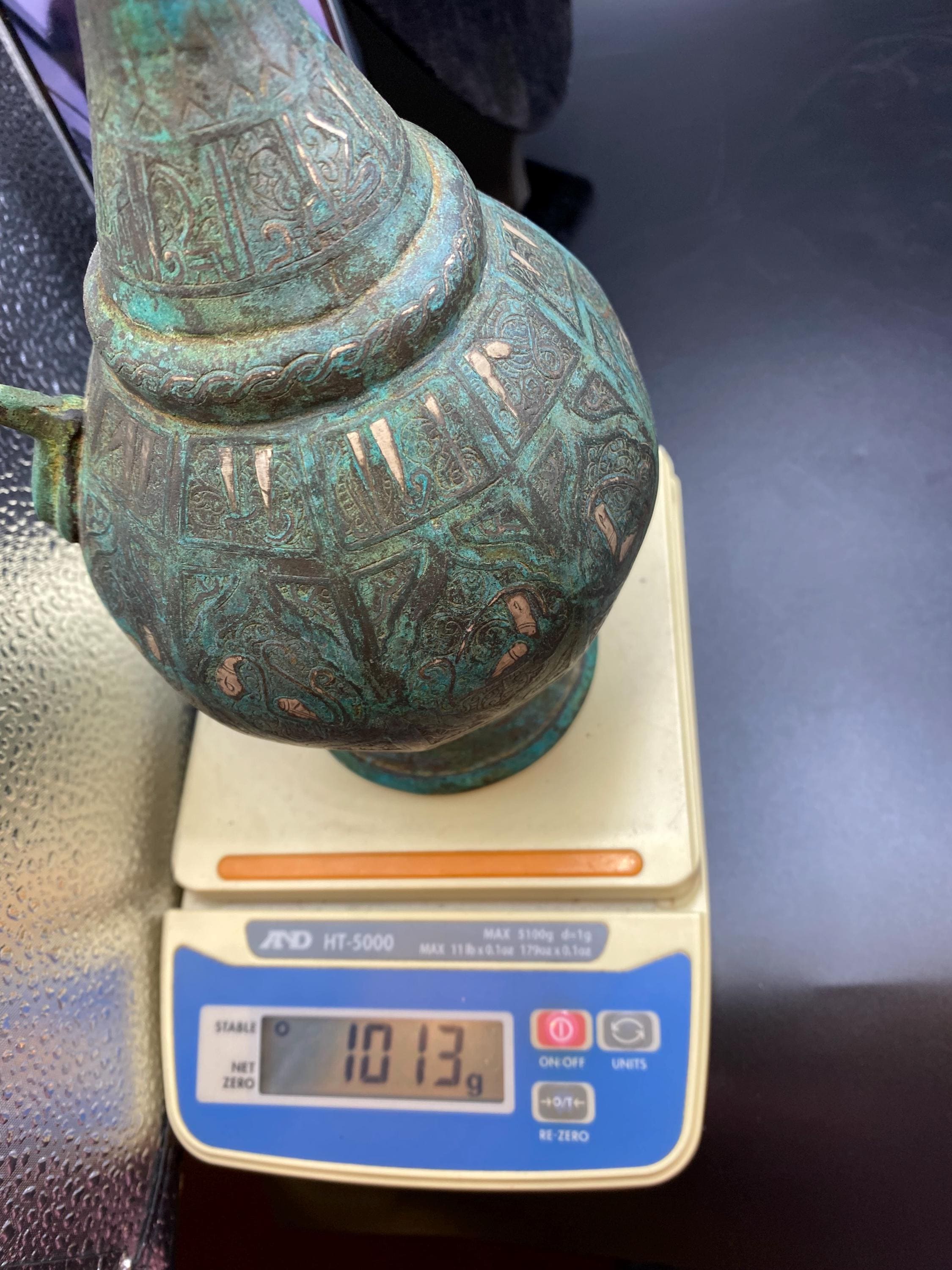 Ancient Islamic Engraved Bronze Silver Ewer, Afghanistan - Etsy