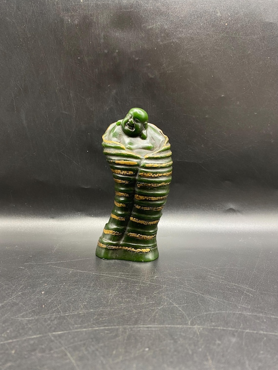 A Beautiful Mongolian happy Buddha Carved On Jade art deco ancient jade happy Buddha statue jade Chinese jade old jade