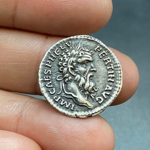 Beautiful Greek man  on Ancient Greek & Roman coin Royal man on ancient coins