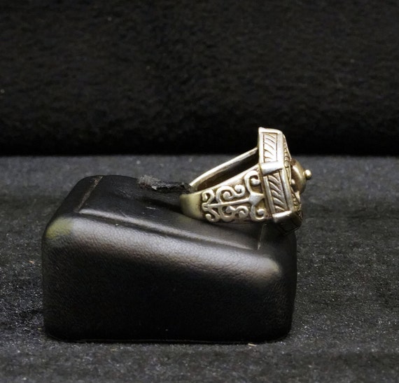 Afghani Kuchi,  Silver , Statement ring, hand mad… - image 2