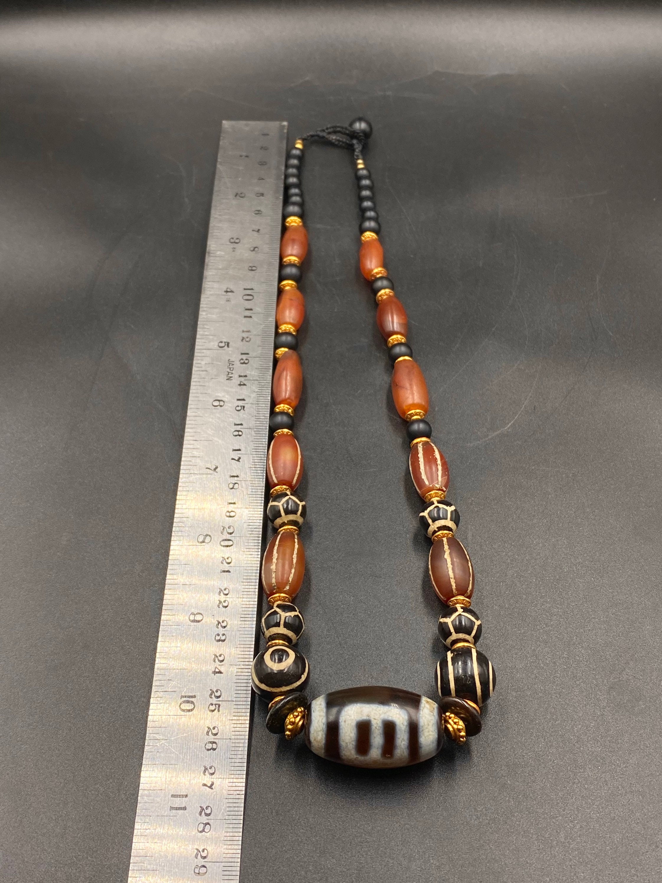 Rare Unique !!! Very Old Ancient Pyu Carnelian Agate Bead