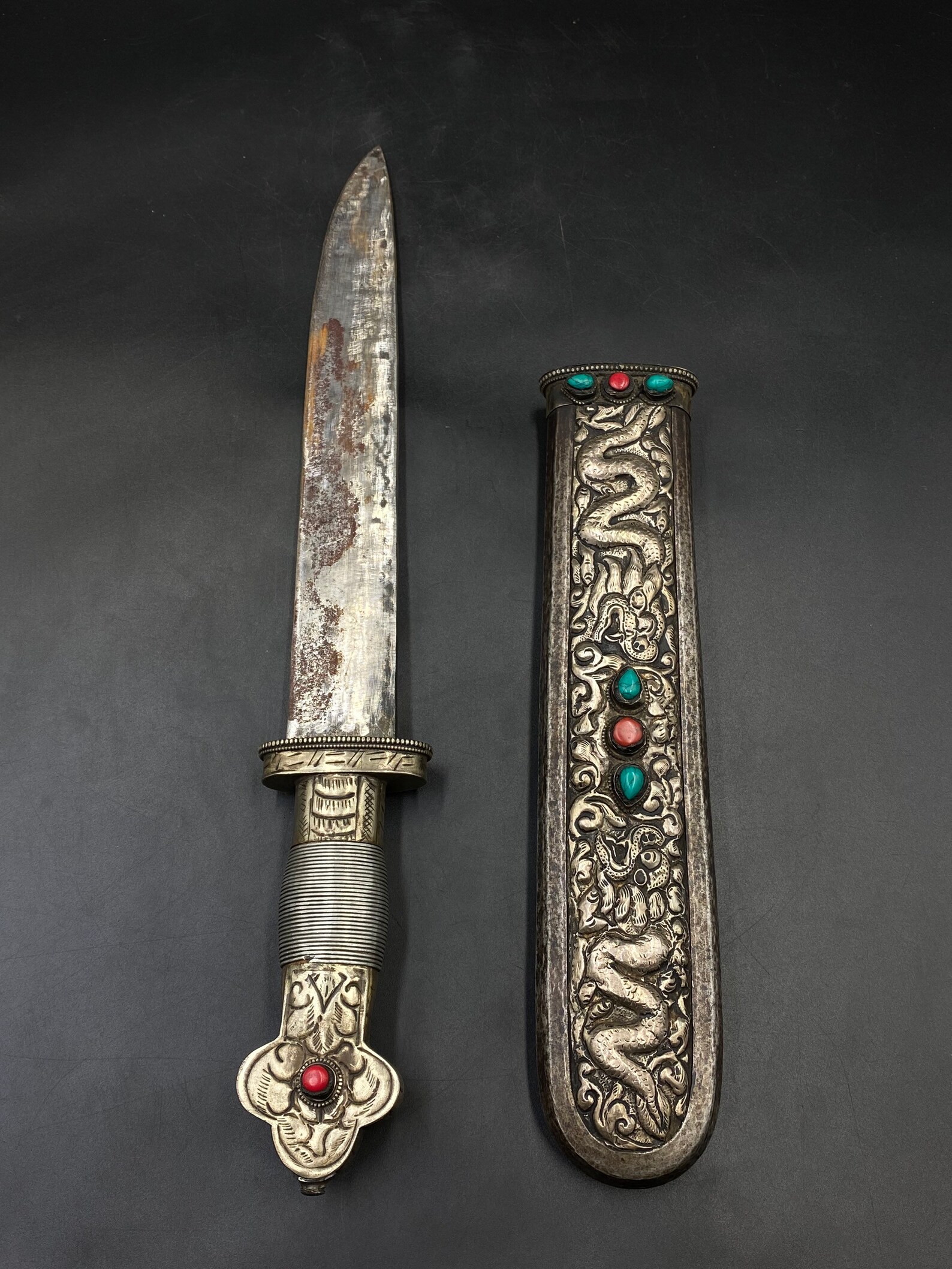 Beautiful Ritual Tibet Knife Sword Tibetan Sword Warrior Buddhist