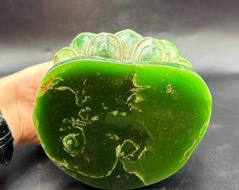 古代中国の緑の翡翠彫刻の観音菩薩像と古代中国の彫刻 - Etsy 日本