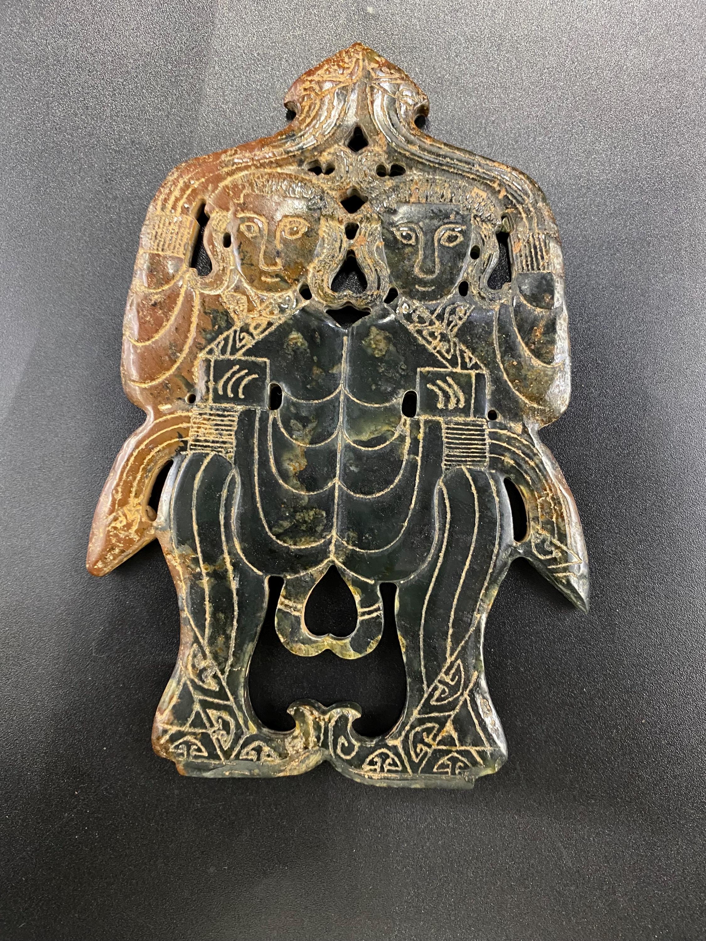 古代モンゴルの天然翡翠の装飾 - Etsy 日本