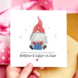 Personalised Gnome Christmas Card: Gonk Xmas Greeting Card