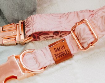 Rose Gold Dog Collar, Adopt a Pet, Goldendoodle,