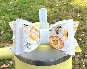 Honey Bee Tumbler Bow, Happy Mothers Day, Beekeeper Gifts,