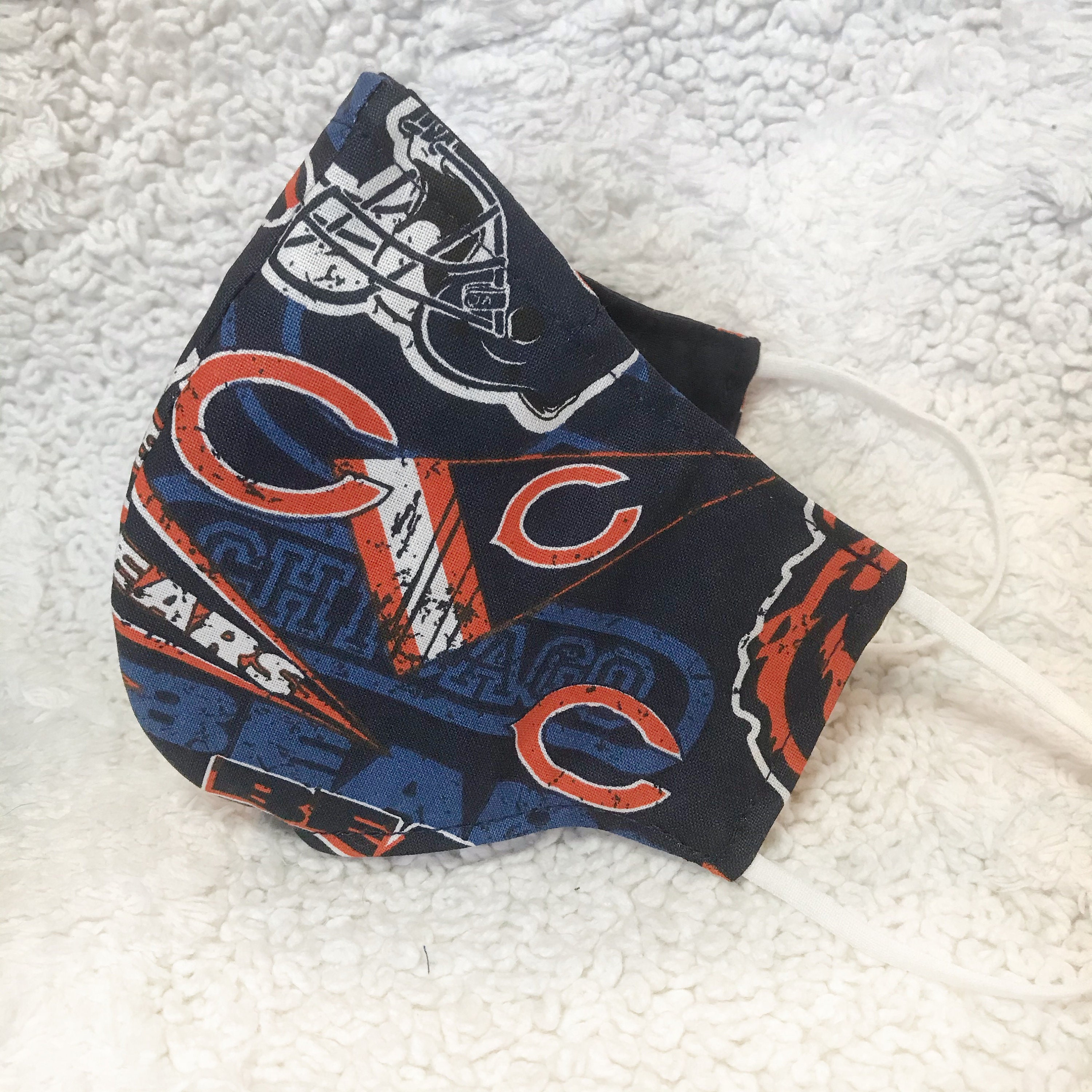 Chicago Bears Face Mask NFL Face Mask Football Face Mask Etsy