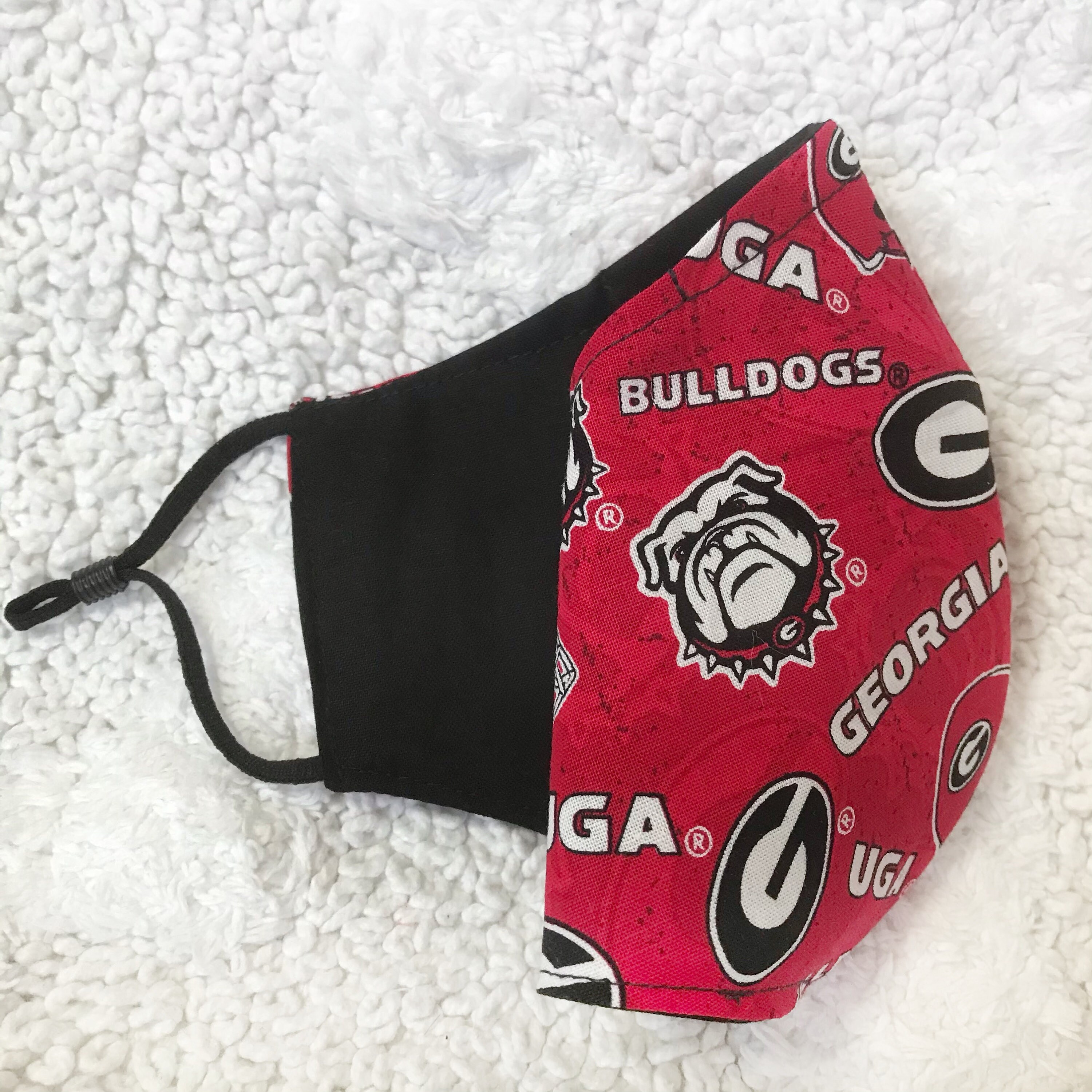 University of Face Mask UGA Face Mask Go Dawgs Face Etsy